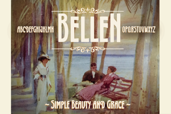 Bellen: A Versatile Slab Serif Font for Creative Branding