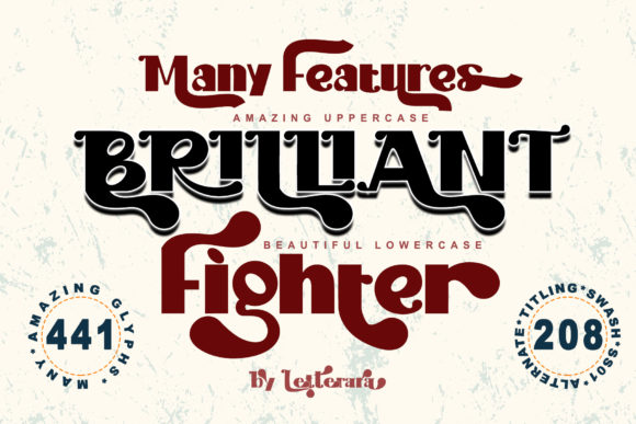 Brilliant Fighter Font: A Versatile Slab Serif for Creative Branding