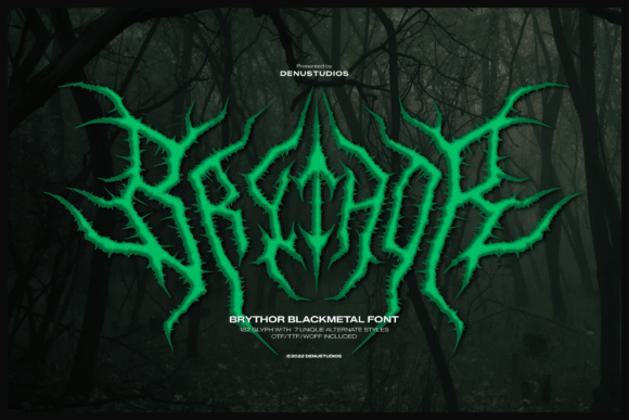 Brythor Font: A Bold Typeface for Brand Impact