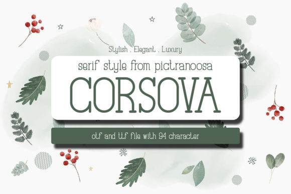 Corsova Font: A Slab Serif That Works Hard for Your Brand