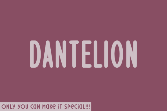 Dantelion Font: A Handwritten Typeface for Business Branding