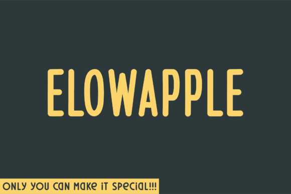 Elowapple: The Handwritten Font That Elevates Your Campaign Design