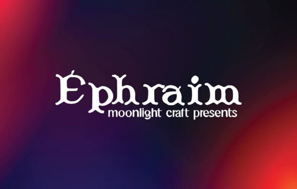 Ephraim: A Beautiful Blackletter Typeface for Editorial Design