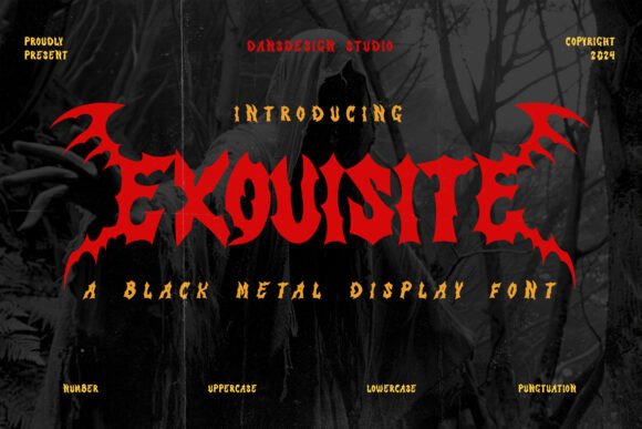 Exouisite Font: A Darkly Commanding Typeface for Digital Marketers