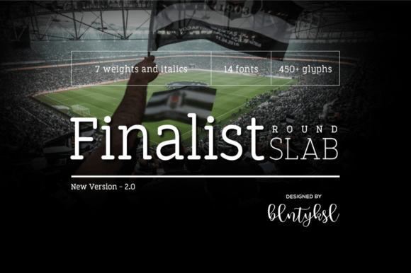Finalist Round Slab: A Premium Typeface for Makers and Sellers