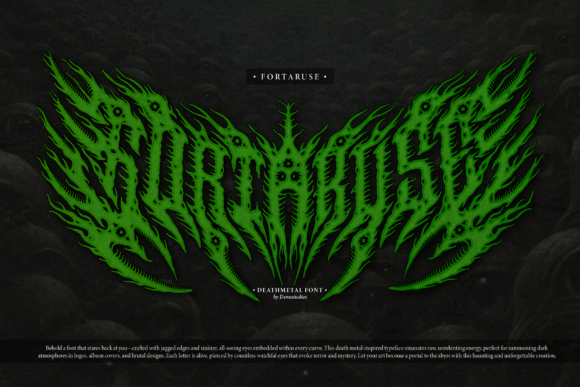 Fortaruse Font: A Bold Blackletter for Digital Branding