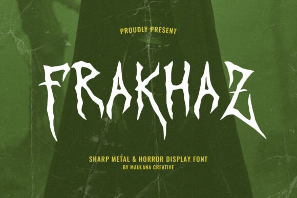 Frakhaz Font Review: A Bold Choice for Dark and Edgy Branding