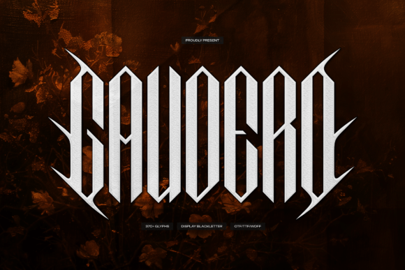 Gaudero Font: A Bold Typeface for Memorable Branding and Campaigns