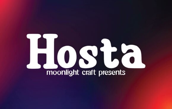 Hosta Font: A Beautiful Handwritten Typeface for Makers and Creatives