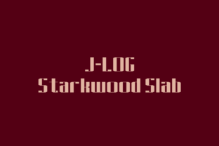 J-LOG Starkwood Slab Font for Web Design
