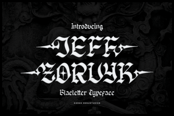 Jeff Zorvyk Typeface: A Bold Statement for Digital Branding