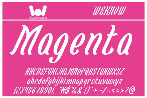 Magenta Flower: A Slab Serif Font for Bold Web Design