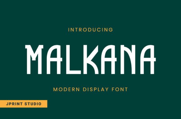 Malkana Font: A Slab Serif That Elevates Campaign Design