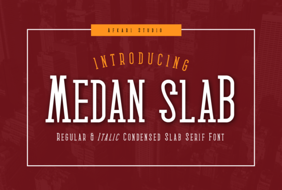 Medan Font: A Slab Serif for Crafters Who Want to Stand Out