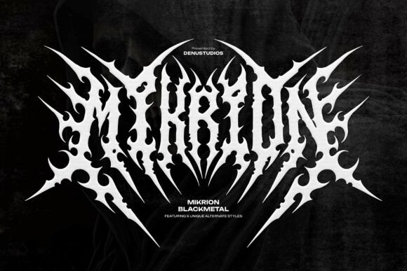 Mikrion: A Bold Blackletter for Impactful Design