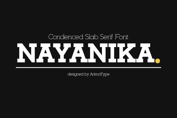Nayanika Font: A Slab Serif for Business with Heart