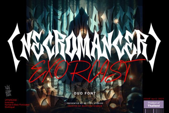 Necromancer Exorcist: A Typeface That Casts a Spell on Campaign Design