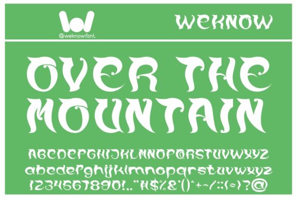 Over the Mountain: A Typeface That Elevates Your Editorial Design