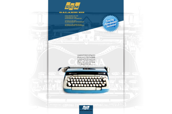 SCM Galaxie XII: A Typewriter-Inspired Slab Serif for Digital Design