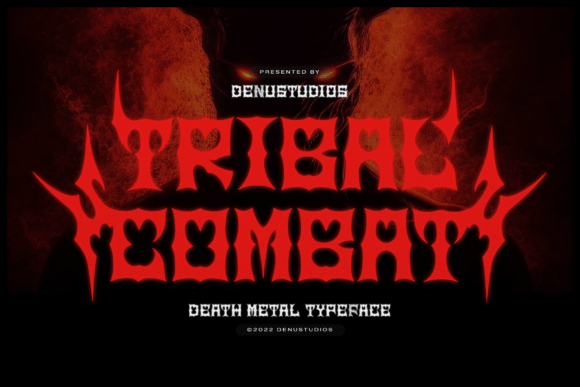 Tribal Combat Font: A Bold Choice for Editorial Design