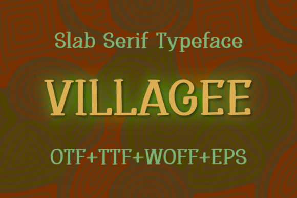 Villagee: A Slab Serif Font for Thoughtful Typography