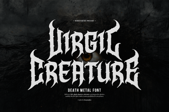 Virgil Creature Typeface Review: Bold Blackletter for Digital Branding