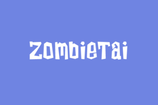 ZombieTai Font: A Slab Serif with Exotic Charm for Creative Makers